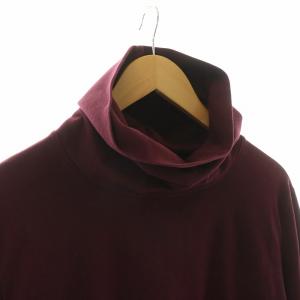 KAZUYUKI KUMAGAI ATTACHMENT Tシャツ 長袖 ハイネック 2 ボルドー /NQ