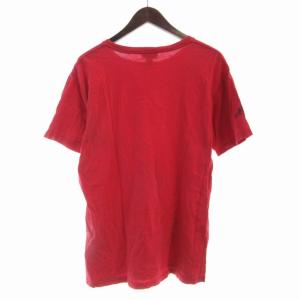 DIESEL Tシャツ カットソー プリーツ クルーネック 半袖 L ピンク /RO