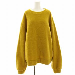 PILE NAPPING BRUSHED SWEATSHIRT スウェット トレーナー フリース ウール混