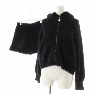 HOME 24AW nekomimiパーカー ニットショートパンツ セットアップ ルームウェア 部屋着