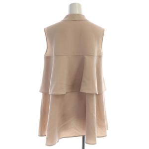 Aveniretoile ボウタイリボンティアードブラウス シャツ チュニック ノースリーブ 34 ピンク S342-021 /RO