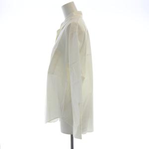 MARGARET HOWELL シャツ ブラウス 長袖 1 白 ホワイト 578-7253019 /RO