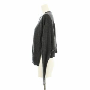 Acne Studios RAY BEAMS ニットカーディガン 長袖 ジップアップ ウール XS グレー 61-15-1129-202