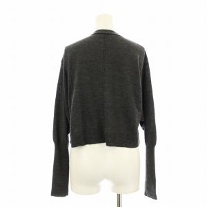 Acne Studios RAY BEAMS ニットカーディガン 長袖 ジップアップ ウール XS グレー 61-15-1129-202