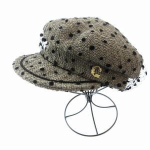 キャスケット ドット レース ベージュ KTZ02268 /EE