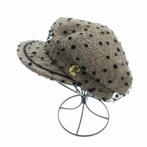 CA4LA キャスケット ドット レース ベージュ KTZ02268 /EE