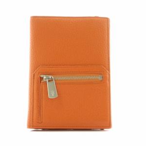 LACOSTE クイーポ ウォレットポーチ スマホショルダー カードケース オレンジ /NQ