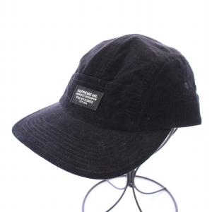 Corduroy Pocket Camp Cap ブラック