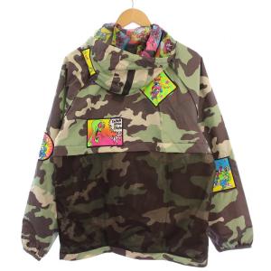 adidas Originals ジェレミースコット Jeremy Scott ジップアップパーカー ジャケット 迷彩 カモフラ S カーキ