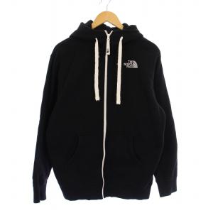 Rearview FullZip Hoodie パーカー ジャケット ジップアップ ロゴ刺繍 L 黒 NT11930