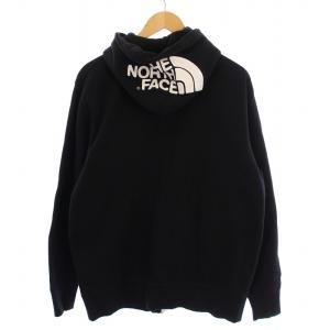 THE NORTH FACE Rearview FullZip Hoodie パーカー ジャケット ジップアップ ロゴ刺繍 L 黒 NT11930