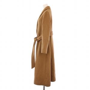 kei shirahata チェスターコート ロング ウエストリボン ウール 0 茶 16WFC175029 /BM