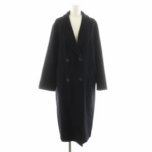 チェスターコート ウール 36 ブラック