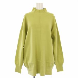 23AW 総針ボトルネック ニット セーター 長袖 F 黄緑 GGZ1032305A0006 /TK