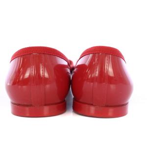 Repetto サンドリヨンベイビー バレエシューズ パンプス フラット ラウンドトゥ リボン 40 赤 レッド /BB