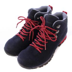 Columbia メテオミッドオムニテック トレッキングブーツ ショート スエード ロゴ US6 24cm 紺 ネイビー