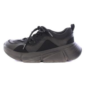 Calle Lace BLACK カレレースブラック ローカットスニーカー シューズ 厚底 US7 24cm