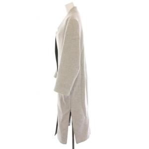 kei shirahata ウールコート ロング アウター 1 グレー 16WFC185022 /YM