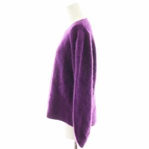 MYLAN ニット セーター 長袖 カシミヤ 紫 パープル MY17AW-KR013 /AN49