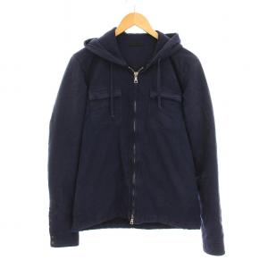 ジップアップパーカー スウェット 長袖 S 紺 /YM