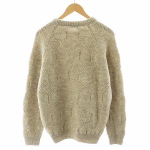 JOHN SMEDLEY ニット セーター 長袖 ラグランスリーブ ウール M アイボリー /AN16