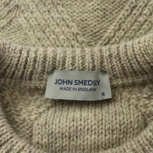 JOHN SMEDLEY ニット セーター 長袖 ラグランスリーブ ウール M アイボリー /AN16