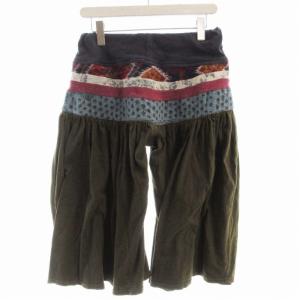 KAPITAL ワイドパンツ ハーフ 総柄 1 マルチカラー /RO