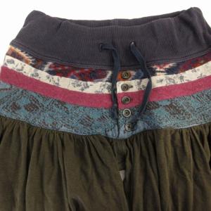 KAPITAL ワイドパンツ ハーフ 総柄 1 マルチカラー /RO