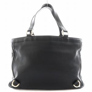 GUCCI ハンドバッグ レザー ブラック 170004