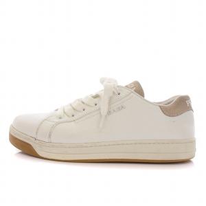 スニーカー 37.5 ホワイト ベージュ