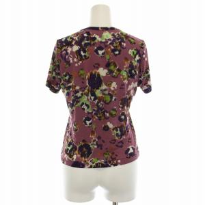 Y's ヨウジヤマモト Tシャツ カットソー 半袖 総柄 2 紫 YGT54079 /RE