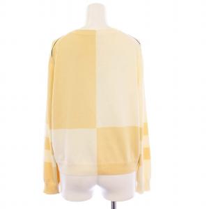 HERMES 22SS ツイルレーヌ ニット シルク 42 ベージュ