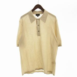 ポロシャツ 半袖 L ベージュ /EE