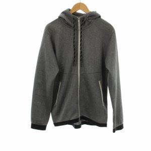 パーカー トリコットメッシュジップアップ L グレー 01-234-13-030070 /OR