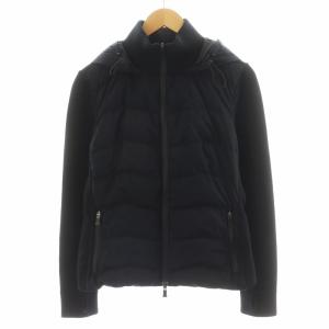 Laminar ダウンジャケット ニット ドッキング 44 ブラック 47021-41417-1