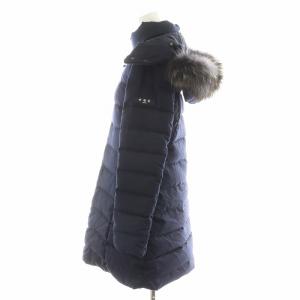 TATRAS LAVIANA ダウンコート ファー 2 ネイビー LTA20A4571