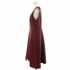 M'S GRACY キルティングジャンパースカート ひざ丈 カメリア 40 ボルドー TD-111502 /AN17