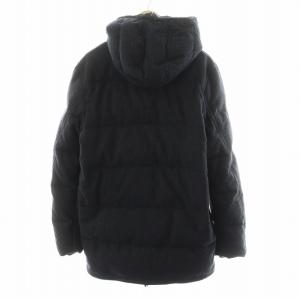 DUVETICA ダウンジャケット フード ウール アウター 48 ダークグレー /AN31