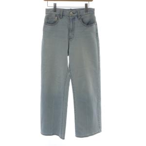 ハイライズワイドジーンズ デニム M 青 124106002 /RE