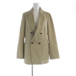 テーラードジャケット ダブル アウター 38 ベージュ 20-010-900-5230-1-0 /RO