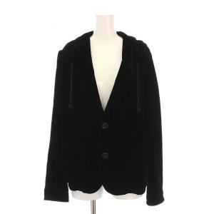 テーラードジャケット ベロア アウター 1 黒 YN-J20-205 /YM