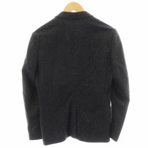 N.HOOLYWOOD スーツ セットアップ テーラードジャケット シングル パンツ スラックス 絹 シルク混 36 黒 ブラック