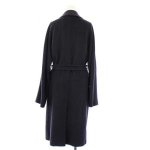 Max Mara ガウンコート カシミヤ混 アンゴラ混 J44 チャコールグレー