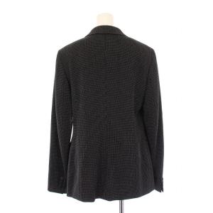 Max Mara テーラードジャケット アウター シングル 総裏地 ウール 40 黒 ブラック /BB