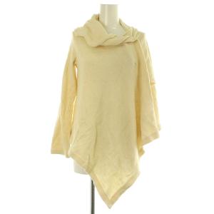 YOHJI YAMAMOTO ニット カーディガン 変形 アシンメトリー 2 アイボリー /MY OS