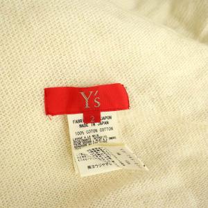 Y's YOHJI YAMAMOTO ニット カーディガン 変形 アシンメトリー 2 アイボリー /MY OS