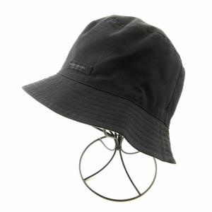 バケットハット 帽子 裏地ノバチェック 黒 ブラック /EE