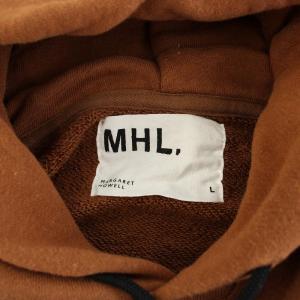 MHL. 22AW ライトループバックコットン LIGHT LOOPBACK COTTON パーカー プルオーバー