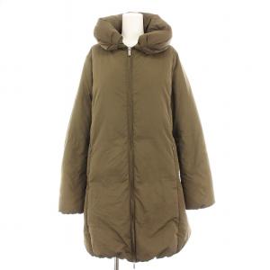 DASH CREY ダウンジャケット ダウンコート ロング ジップアップ アウター 40 カーキ /YM