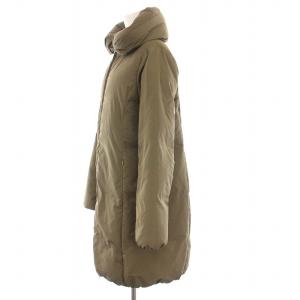 theory luxe DASH CREY ダウンジャケット ダウンコート ロング ジップアップ アウター 40 カーキ /YM